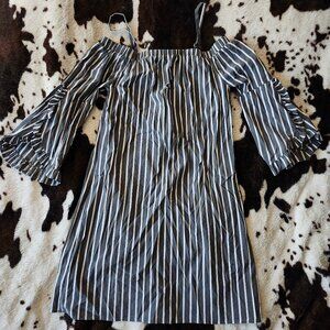 IZ Byer Striped mini dress